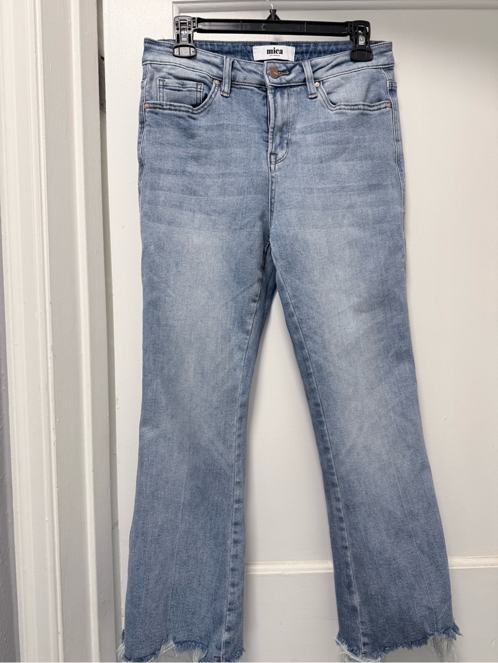 Misa Los Angeles Light Blue Wide-Leg Jeans
